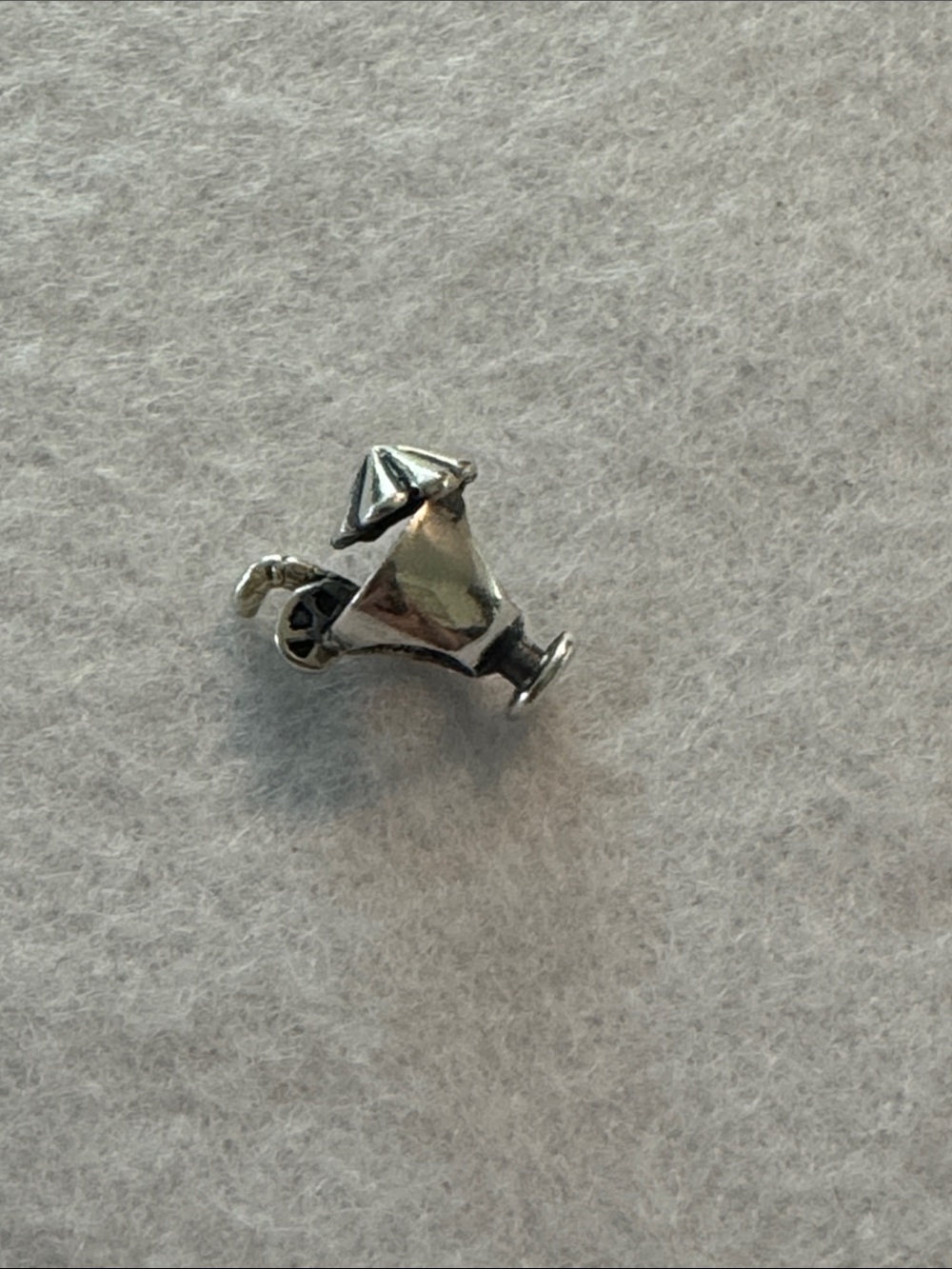 Sterling Silver Tropical Drink Bracelet Charm